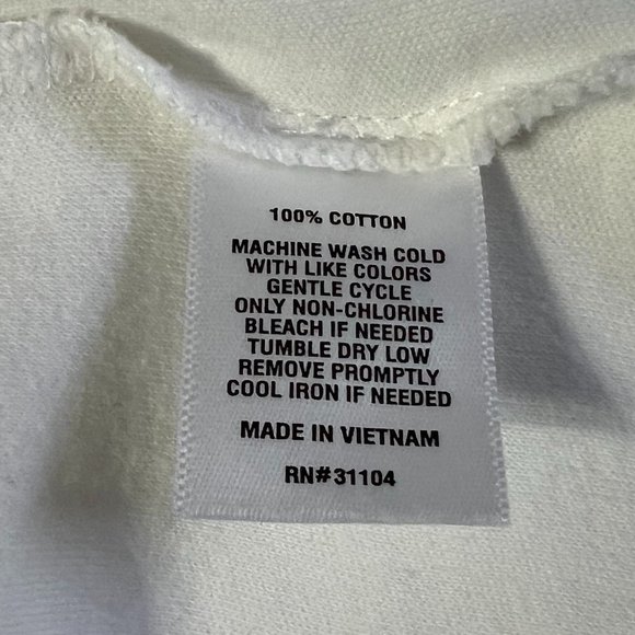 Kim Rogers - Women's Size XL Solid White Blouse - Long Sleeves Round Neckline - Picture 5 of 14